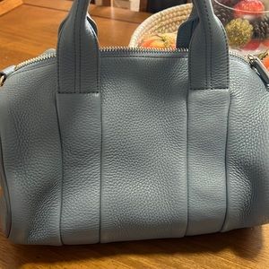 Alexander Wang Rocco shoulder bag. Light blue.